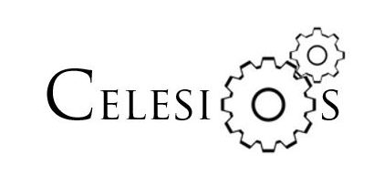 A logo featuring the text 'CELESI' with a gear symbol on the right side.